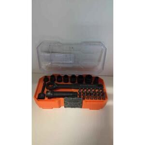 Klein Tools Socket Set Wrench & Bits in Case